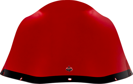 Klock Werks Kolor Flare 12.5" Red Windshield fits Saddlemen S-RT Mini Fairing