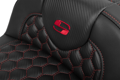 Saddlemen Roadsofa Extended Honeycomb Seat & Backrest for 2023-26 Harley Touring