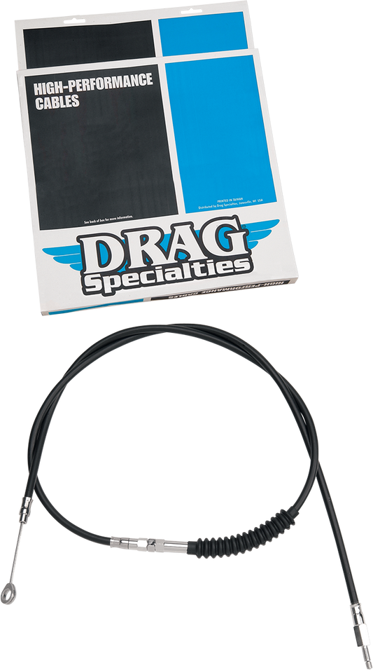 Drag Specialties Black 55-1/16" Clutch Cable 1980-1982 Harley FXR FXRS FLTC FLT