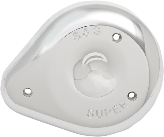 S&S Super E & G Chrome Motorcycle Tear Drop Air Filter Cleaner Cover Harley