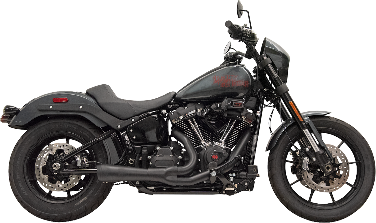 Bassani Ripper 2-1 Black Exhaust System for 2025-2026 Harley Softail FXBB FXLRS
