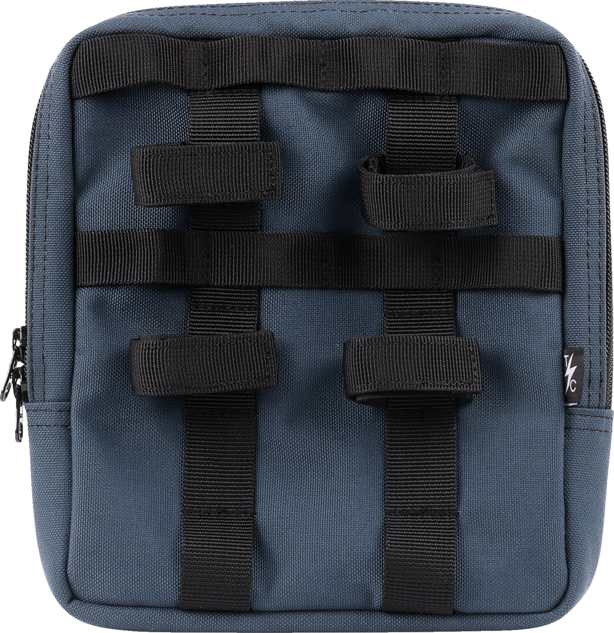 Thrashin Supply Blue Motorcycle Handlebar Storage Bag Slim for Harley THB-0029