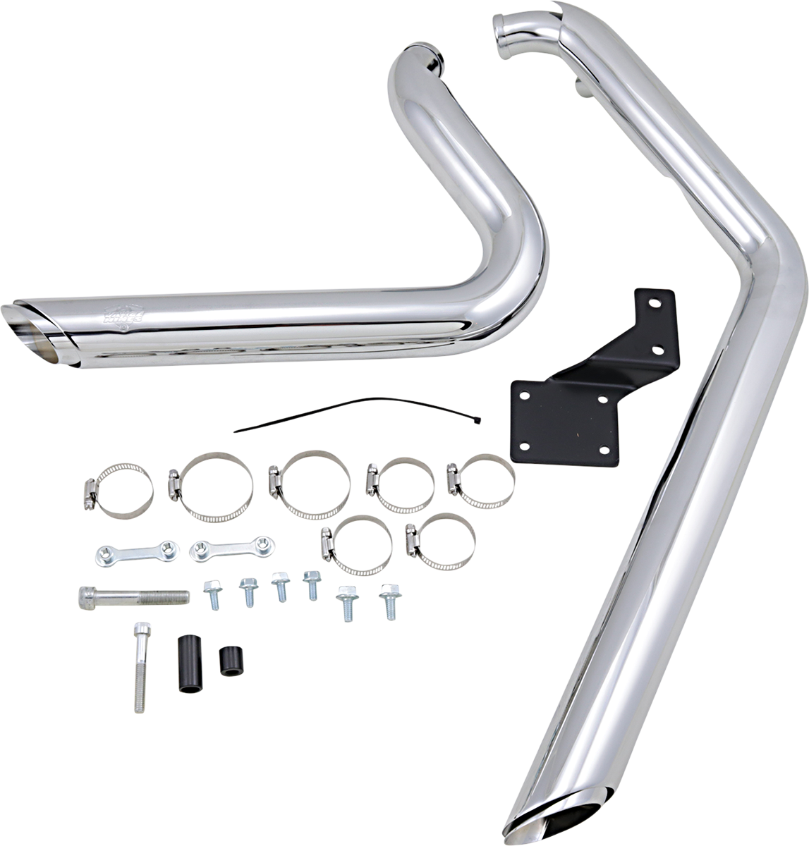 Vance & Hines 2-2 Shortshots Chrome Exhaust System for 1986-2009 Harley Softail