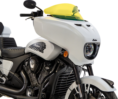 Klock Werks 9" Yellow Ice Flare Windshield for 2025-2026 Indian Powerplus Models