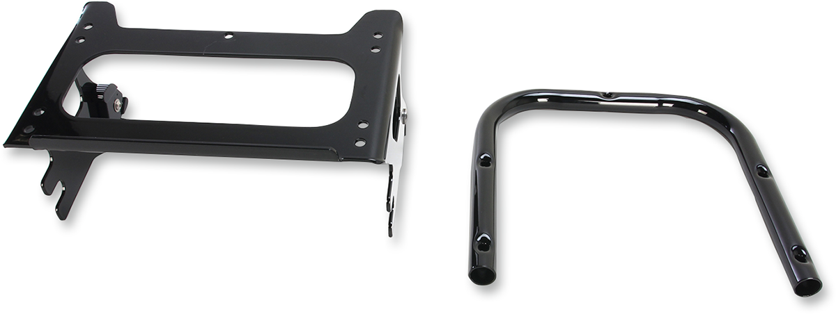 Drag Specialties Black Quick Detach Tour Box Mount 1997-2008 Harley Touring FLTR