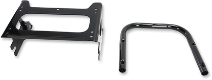 Drag Specialties Black Quick Detach Tour Box Mount 1997-2008 Harley Touring FLTR