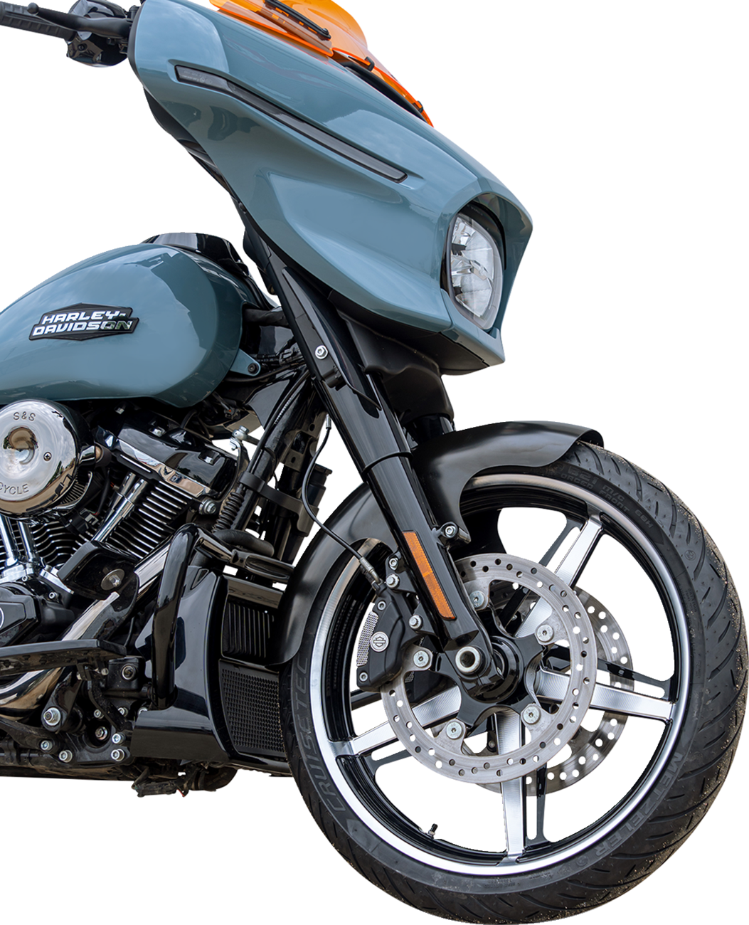 Klock Werks 21" Hugger Performance Bagger Front Fender for 23-26 Harley Touring
