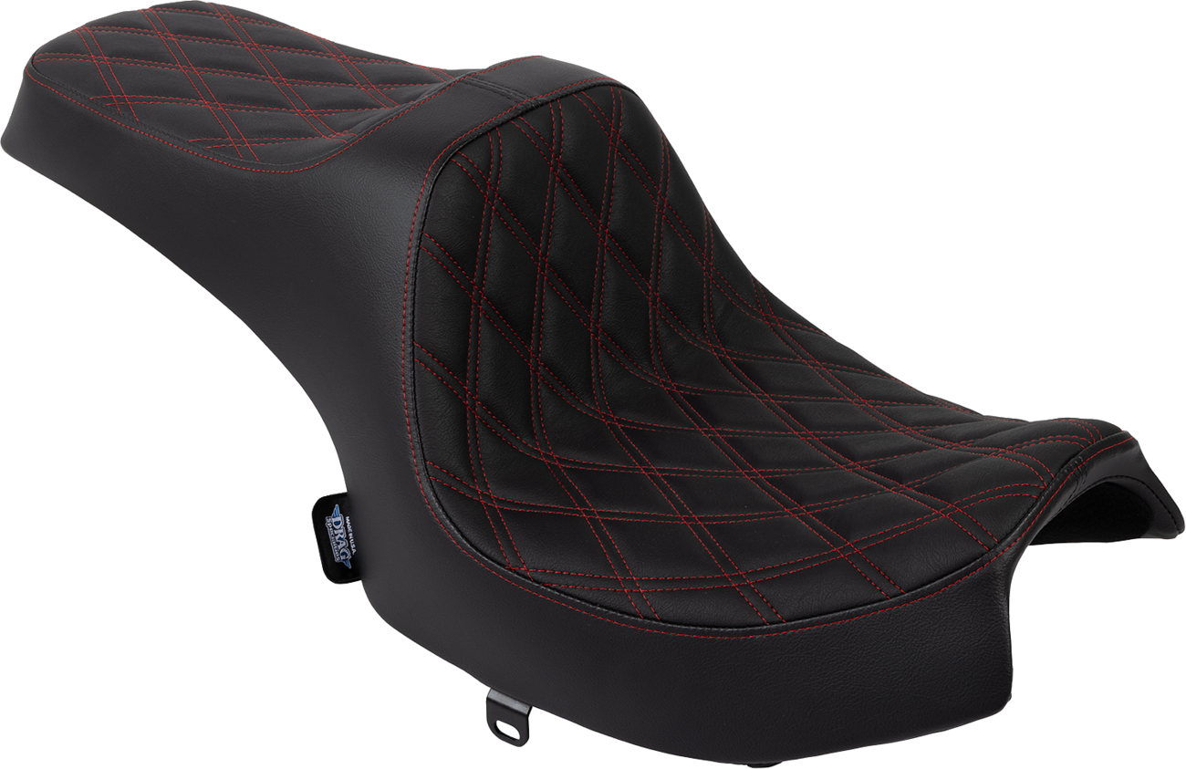 Drag Specialties Predator III Red Diamond Seat for 2020-2025 Indian Challenger