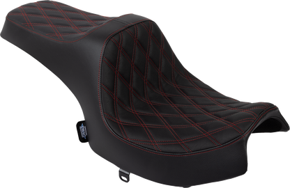 Drag Specialties Predator III Red Diamond Seat for 2020-2025 Indian Challenger
