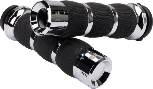 Khrome Werks Klassic Cushion TBW Handlebar Hand Grips for 2008-25 Harley Touring