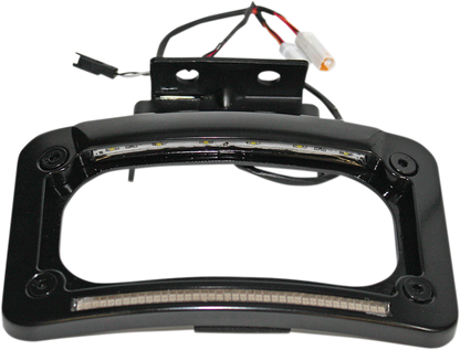 Custom Dynamics Black Dual LED Rear License Plate Frame 2014-2023 Indian Chief