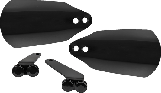 Memphis Shades Black Handlebar Hand Guards for 2023-2024 Harley Road Glide FLTR