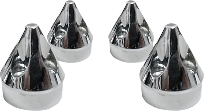 Avon Chrome Spike Engine Head Bolt Cover Kit 1986-2017 Harley Touring FLHR FLHX