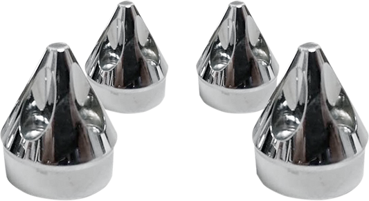 Avon Chrome Spike Engine Head Bolt Cover Kit 1986-2017 Harley Touring FLHR FLHX