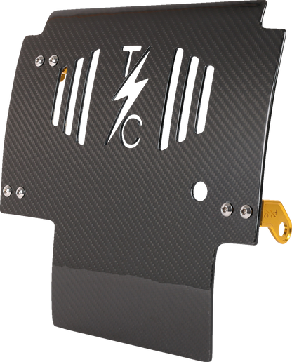 Thrashin Carbon Fiber Gold Skid Plate fits 2023-2025 Harley Street Road Glide