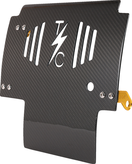 Thrashin Carbon Fiber Gold Skid Plate fits 2023-2025 Harley Street Road Glide