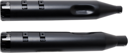S&S MK45 4.5" Black Slip On Mufflers fits 2017-2025 Harley Touring M8 550-0666