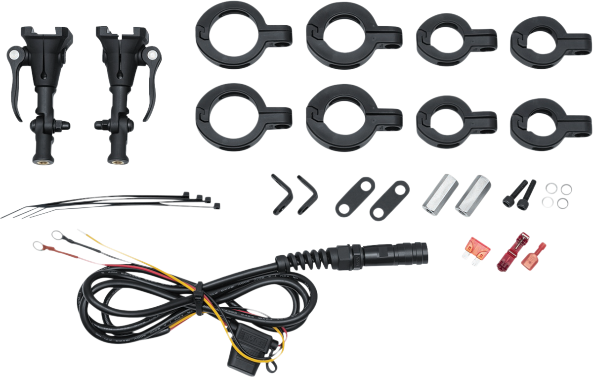 Kuryakyn WanderBar Portable Bluetooth Speaker Universal Motorcycle Mounting Kit