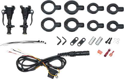 Kuryakyn WanderBar Portable Bluetooth Speaker Universal Motorcycle Mounting Kit