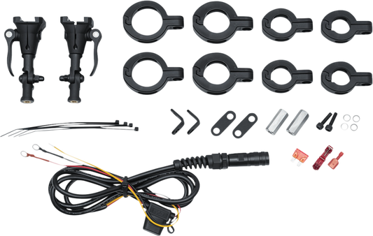 Kuryakyn WanderBar Portable Bluetooth Speaker Universal Motorcycle Mounting Kit