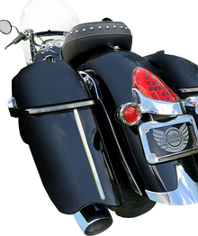 Custom Dynamics Smoke Low Profile Saddlebag Lights for 2015-24 Indian Chieftain