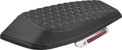 Saddlemen White Tri Gripper Saddlebag Lid Covers for 2023-2026 Harley Touring