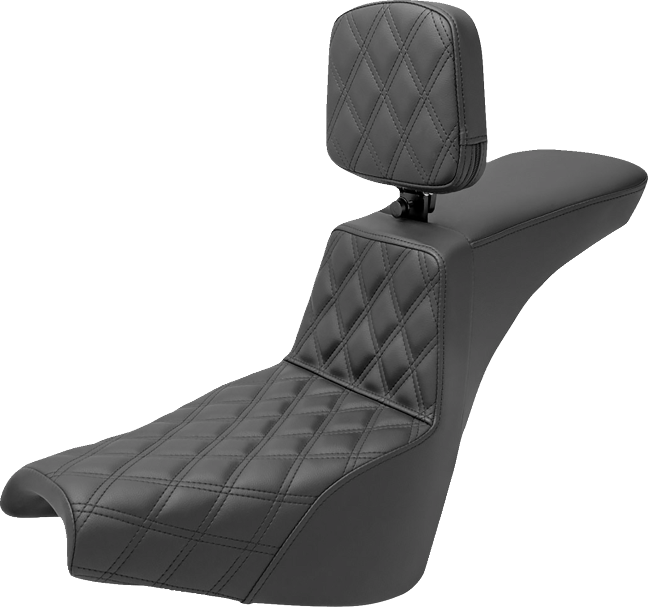 Saddlemen Step Up Lattice Gel Seat & Backrest for 2018-2025 Harley Softail FXBB