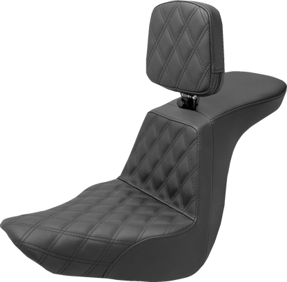 Saddlemen Step Up Gel Seat & Backrest fits 2018-2026 Harley Softail Low Rider