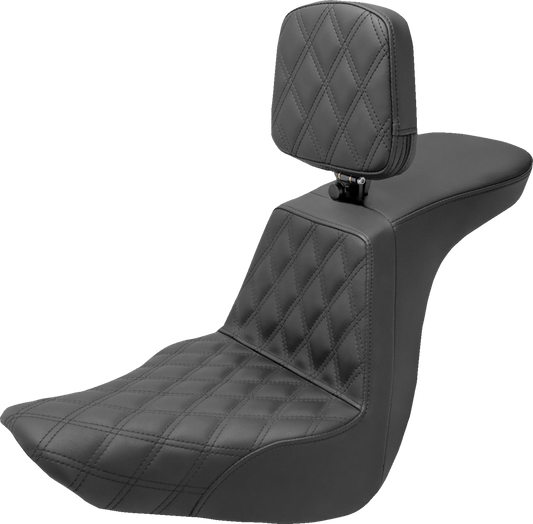 Saddlemen Step Up Gel Seat & Backrest fits 2018-2025 Harley Softail Low Rider