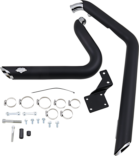 Vance & Hines Shortshots Staggered Exhaust System fits 1986-2011 Harley Softail