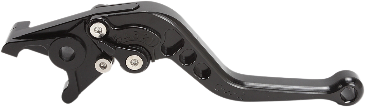 PSR Click n Roll Short Black Brake Lever for 1982-2024 Honda Rebel VTEC CBR900RR