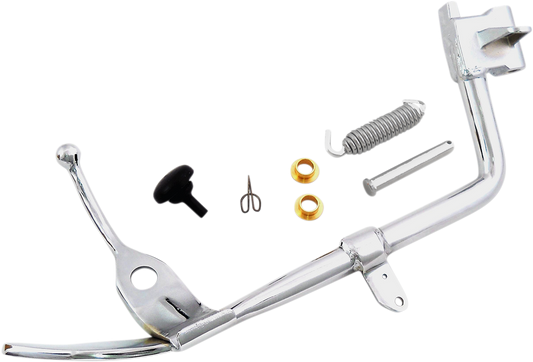 Drag Specialties Chrome Complete Kickstand Kit 2007-2017 Harley Softail FXS FXST