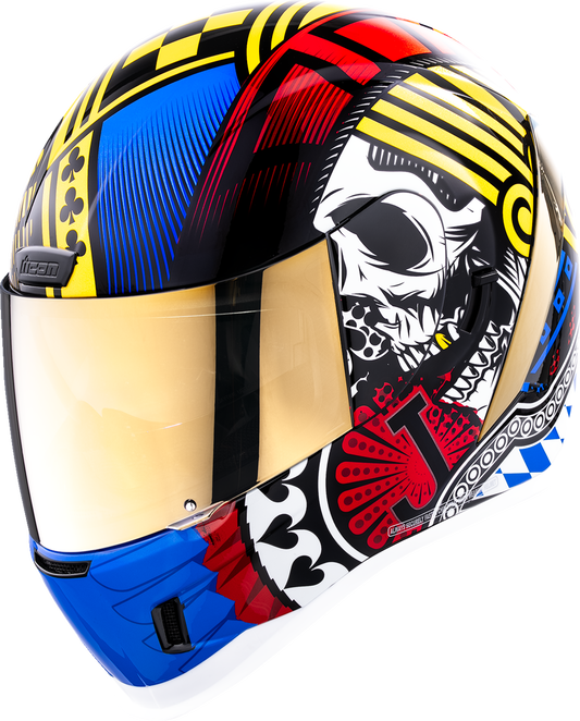 Icon Airform Lucky Lid 5 MIPS Full Face Unisex Adult Street Motorcycle Helmet