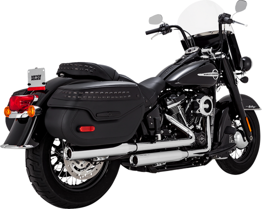 Vance & Hines Chrome 3" Eliminator 300 Slip On Mufflers 2018-2022 Harley FLHC