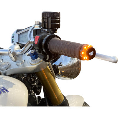 Custom Dynamics 7/8" & 1" LED Handlebar End Turn Signal Kit for Harley Indian