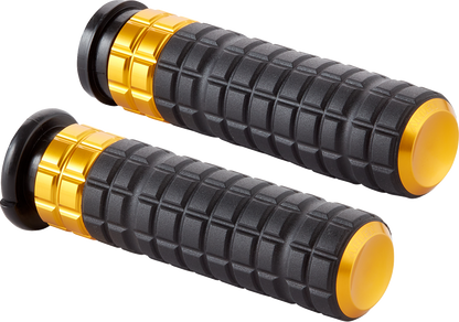 Arlen Ness Speedliner Gold TBW Handlebar Hand Grips 2008-2025 Harley Touring