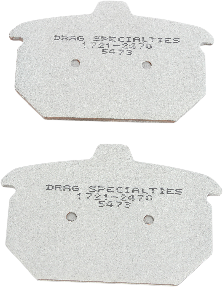 Drag Premium Sintered Metal Rear Brake Pads for 1984-1987 Harley Davidson