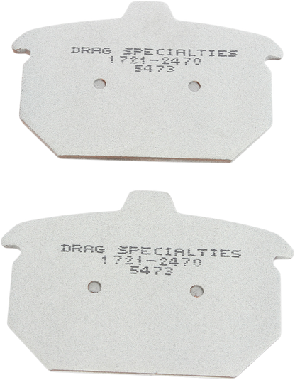 Drag Premium Sintered Metal Rear Brake Pads for 1984-1987 Harley Davidson