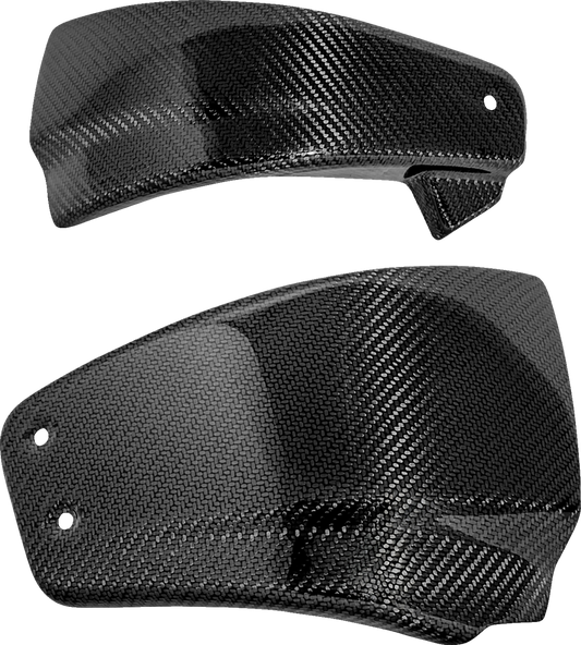 Saddlemen Carbon Fiber Gloss Side Covers for 2018-2024 Harley Softail FXLR FXBB