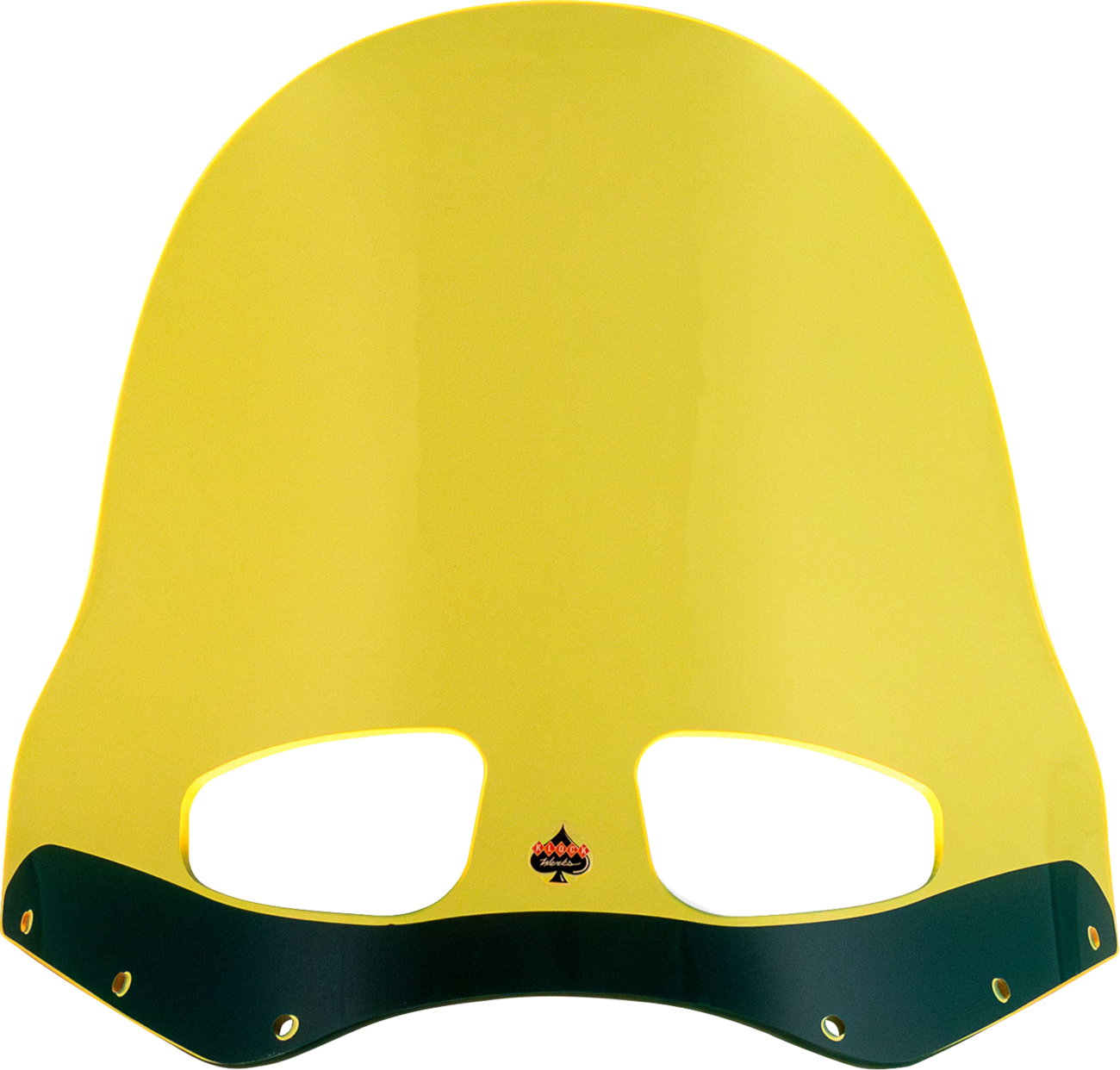 Klock Werks 15" Flare Yellow Ice Road Warrior Fairing Motorcycle Windshield
