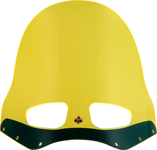 Klock Werks 15" Flare Yellow Ice Road Warrior Fairing Motorcycle Windshield