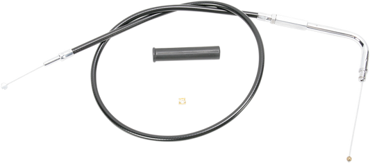 Drag Specialties Black Vinyl Throttle Cable fits 1999-2022 Harley Softail XL 883