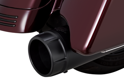 Vance & Hines Black Torquer 450 Slip on Mufflers 2017-2024 Harley Touring FLHX
