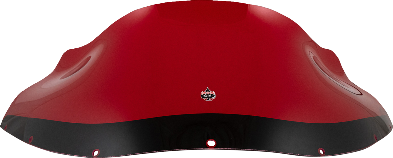 Klock Werks Kolor Flare 9" Red Windshield fits Harley Dyna FXRP Style Fairing