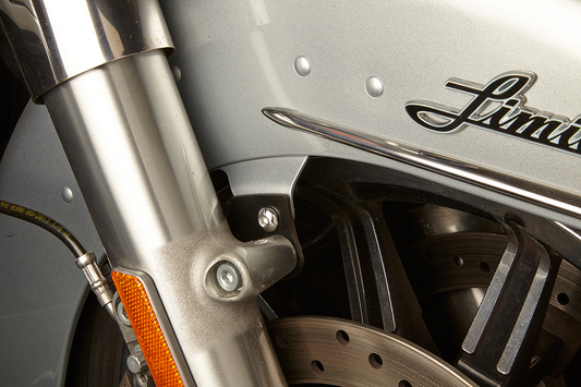 Cycle Visions Chrome Front Fender Risers for 23" Wheel 2014-2020 Harley Touring