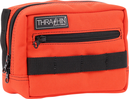 Thrashin Supply Orange Motorcycle Handlebar Storage Bag Harley Davidson THB-0025
