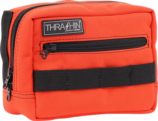 Thrashin Supply Orange Motorcycle Handlebar Storage Bag Harley Davidson THB-0025