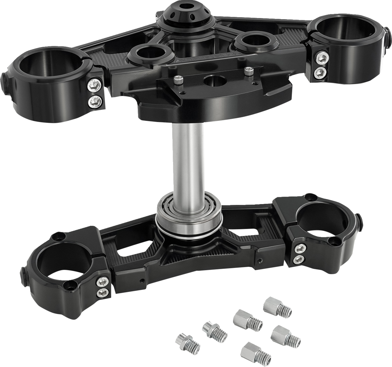 Arlen Ness Black 7° Raked Triple Tree Kit for 2024-2026 Harley Road Street Glide