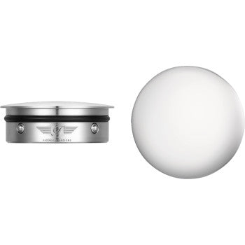 Figurati Designs Silver Swingarm Covers Inserts for 1980-2025 Harley Davidson