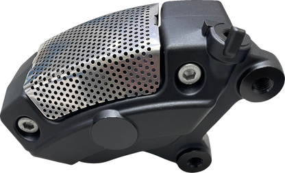 Drag Specialties Front Right Black Brake Caliper for 2008-2026 Harley Touring
